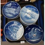 Bing and Grondhal and Royal Copenhagen year plates Condition Report: Available upon request