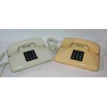 Two retro telephones and a blotter (3) Condition Report: Available upon request