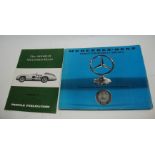 A collection of car related books in two boxes including The 300SL Mercedes-Benz, publication No.54,