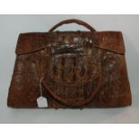 Two animal skin bags and similar document holder Condition Report: Available upon request