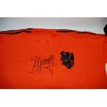A replica Netherlands shirt signed by Johann Cryff with COA Condition Report: Available upon
