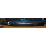 A large model of a submarine, 130cm long Condition Report: Available upon request