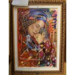 GRAEME STEVENSON The Madonna, signed, oil on canvas, 90 x 60cm with certificate Condition Report: