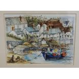 MAGGIE PICKERING Coverack, signed, watercolour, 22 x 29cm and another (2) Condition Report: