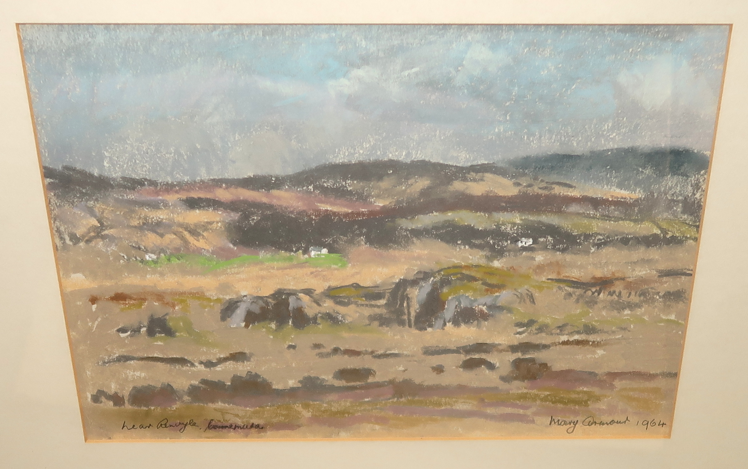 MARY ARMOUR R.S.A, R.S.W, R.G.I, L.L.D Ardara, Donegal, signed, pastel, 24 x 38cm and another (2) - Image 2 of 2