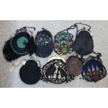 Assorted ladies beaded handbags Condition Report: Available upon request