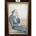 AFTER SPY (LESLIE WARD) 1st Earl of Beaconsfield, Benjamin Disraeli, print, 30 x 18cm Condition