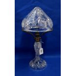 A crystal table lamp Condition Report: Available upon request