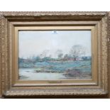 WILLIAM BEATTIE BROWN R.S.A Spring Day, signed, watercolour, 34 x 50cm and another (2) Condition
