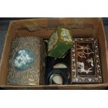 A collection of various decorative boxes etc Condition Report: Available upon request
