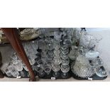 A large collection of assorted glass ware and crystal Condition Report: Available upon request