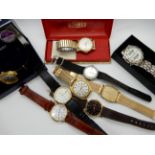 A vintage gents Roamer watch and other examples Condition Report: Not available for this lot