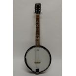 A six string guitar banjo by Countyman Condition Report: Available upon request