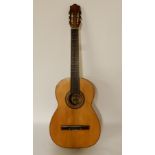 A Teleforo Julve Spanish guitar with octagonal label to the interior Convento S Francisco 4 telefono
