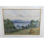 SCOTTISH SCHOOL The Firth of Clyde, monogrammed, watercolour, 24 x 34cm Condition Report: