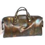 An Antler leather holdall, 62cm wide Condition Report: Available upon request