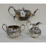 A three-piece EPBM tea service Condition Report: Available upon request