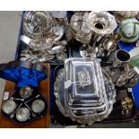 A lot EP serving dishes, tankards, cutlery, flat wares, goblets etc Condition Report: Available upon