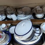 Assorted dinnerware by Alfred Meakin, plates, tureen, platters etc and another part dinner service