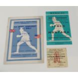 A RARE AND EXTENSIVE COLLECTION OF BENNY LYNCH PROGRAMMES AND EPHEMERA including Jim Campbell v.