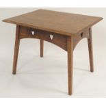 AN OAK ARTS AND CRAFTS SIDETABLE