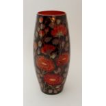 A ZSOLNAY PECS HUNGARIAN LUSTRE VASE decorated by Mrs. Gizella Szekeres, the ovoid form painted with