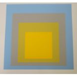 •JOSEF ALBERS (GERMAN-AMERICAN 1888-1976) HOMMAGE TO THE SQUARE - PORTFOLIO OF TEN WORKS Silkscreen,