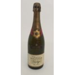 A BOTTLE OF BOLLINGER VINTAGE CHAMPAGNE 1966 some evaporation Condition Report: Available upon
