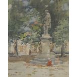 •ROBERT EADIE RSW (SCOTTISH 1877-1954) ANSTRUTHER: DUMFRIES Watercolour, signed, 32 x 24cm (12 1/2 x