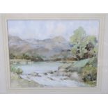 IRVINE RUSSELL Lochscene, watercolour, 34 x 45cm Condition Report: Available upon request