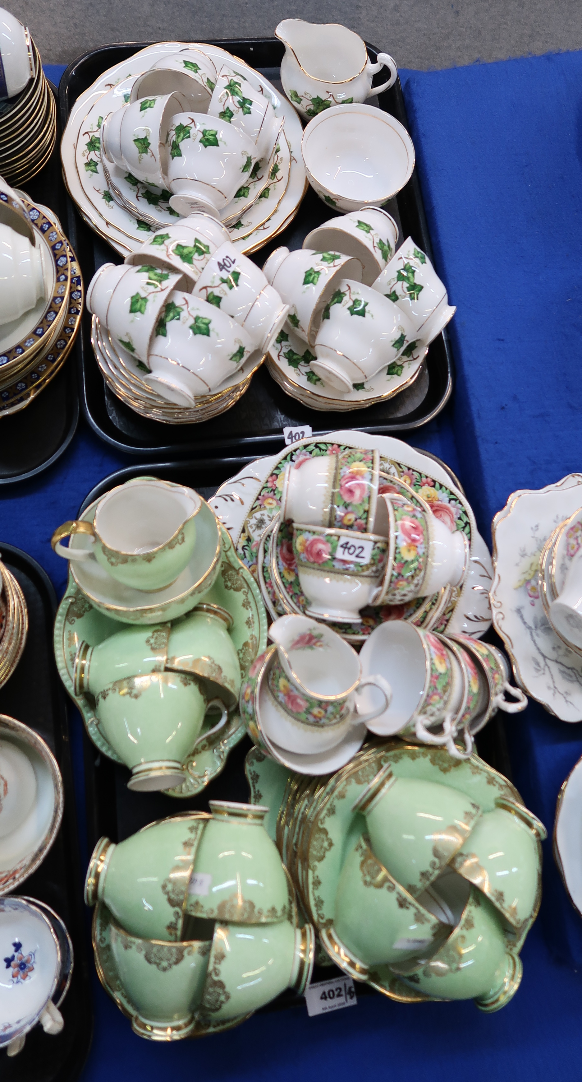 A quantity of assorted teawares including Imperial, Roslyn, Colclough, Noritake etc Condition - Image 2 of 4