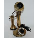 A vintage brass telephone Condition Report: Available upon request