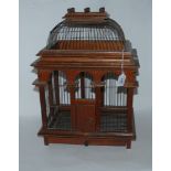 A 20th Century bird cage, 39cm wide x 51cm high Condition Report: Available upon request