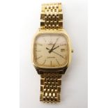 A gold plated gents Omega Seamaster wristwatch Condition Report: Available upon request