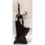 A resin figure of an Art Deco dancer Condition Report: Available upon request