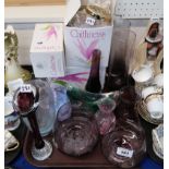 A collection of Caithness glassware including vases, rose bowls etc Condition Report: Available upon