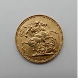 A gold full sovereign, 1912 Condition Report: Available upon request
