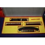 A Triang RS.21 electric train set in original box and a Clifford Series SpeedKing Super motor racing