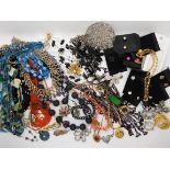 A coral necklace, vintage beads etc Condition Report: Not available for this lot