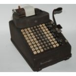 A Burroughs vintage adding machine Condition Report: Available upon request