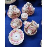 A Royal Albert Lady Carlyle teawares and others in Serena pattern Condition Report: