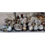 Large quantity of assorted Japanese eggshell teawares, blue and white ginger jars etc Condition