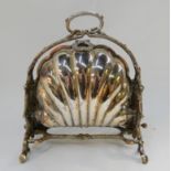 A Victorian silver plated warming dish Condition Report: Available upon request