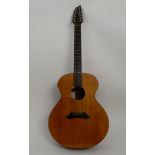 A Breedlove 12 string guitar, hand build and signed by Luther Kim Breedlove. Model No. SJ20/W