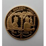 A Bailiwick of Guernsey gold £5 coin, 2002 Condition Report: