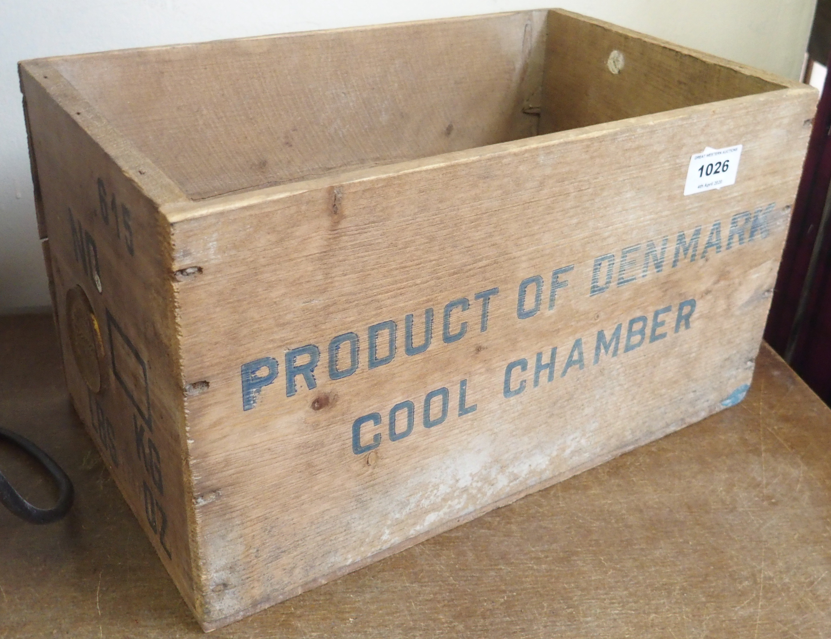 A Product of Denmark cool chamber box, Singer sewing machine. (Assorted paintings withdrawn)