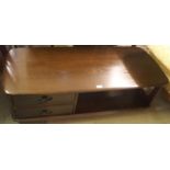 An Ercol coffee table with two drawers Condition Report: