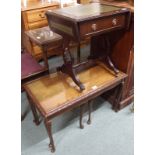 A nest of table and a small sofa table (2) Condition Report: Available upon request