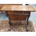 A Victorian rosewood work-table Condition Report: Available upon request