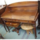 A Victorian mahogany washstand Condition Report: Available upon request